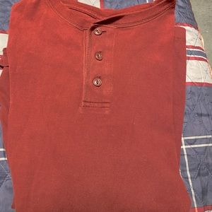 Mens Saddlebred Henley XL Warm and comfy EUC